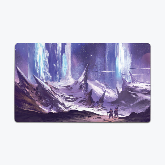 Unexplored Ice Mountain Playmat - Premium Playmat from Inked Gaming - Just $34.99! Shop now at Game Crave Tournament Store