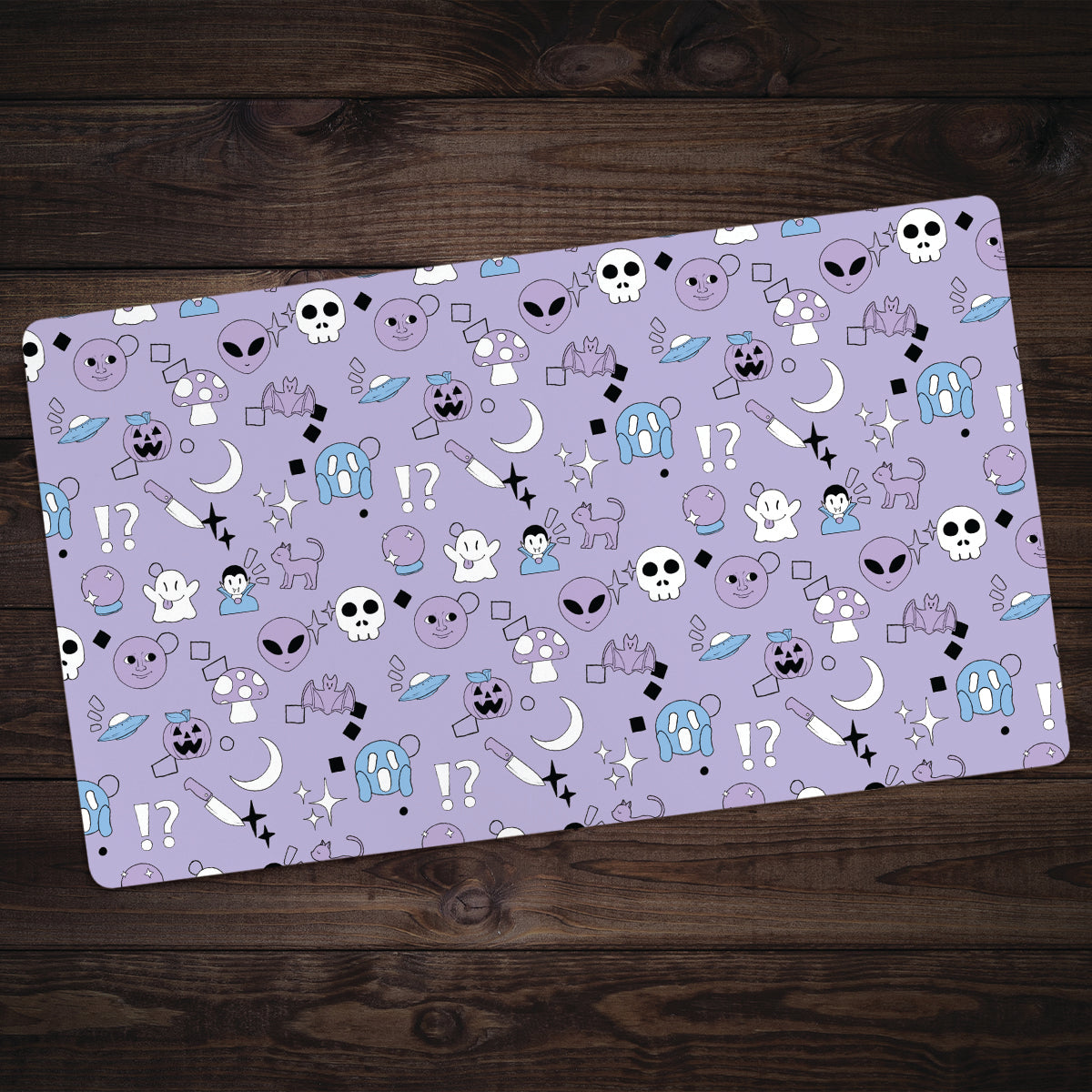 Spooky Emoji Pattern Playmat - Premium Playmat from Inked Gaming - Just $34.99! Shop now at Game Crave Tournament Store
