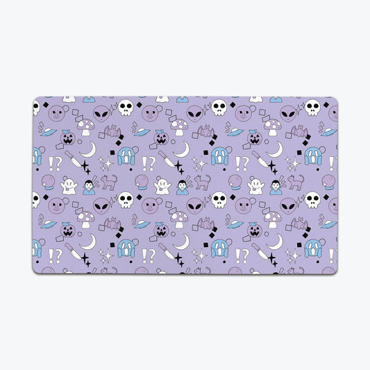 Spooky Emoji Pattern Playmat - Premium Playmat from Inked Gaming - Just $34.99! Shop now at Game Crave Tournament Store