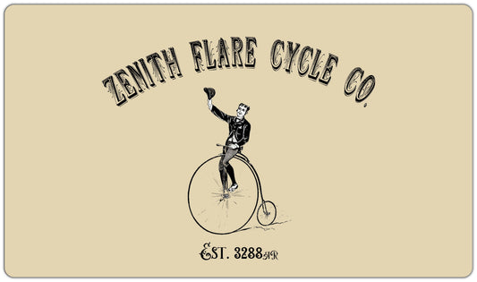 Zenith Flare Cycle Co Playmat - Premium Playmat from Inked Gaming - Just $34.99! Shop now at Game Crave Tournament Store