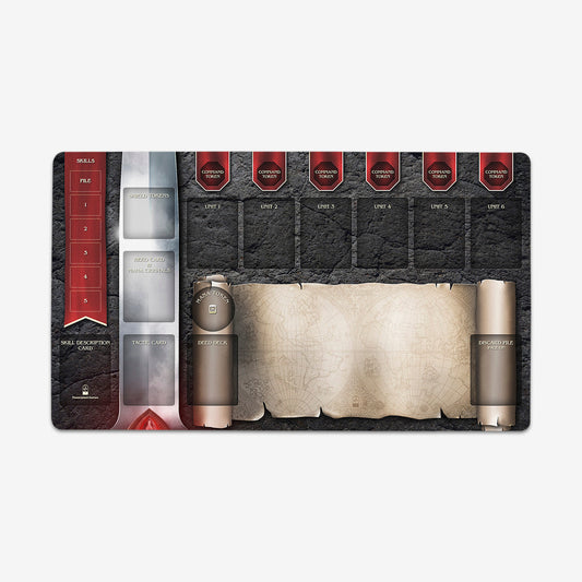 Warrior Player Playmat - Premium Playmat from Inked Gaming - Just $34.99! Shop now at Game Crave Tournament Store