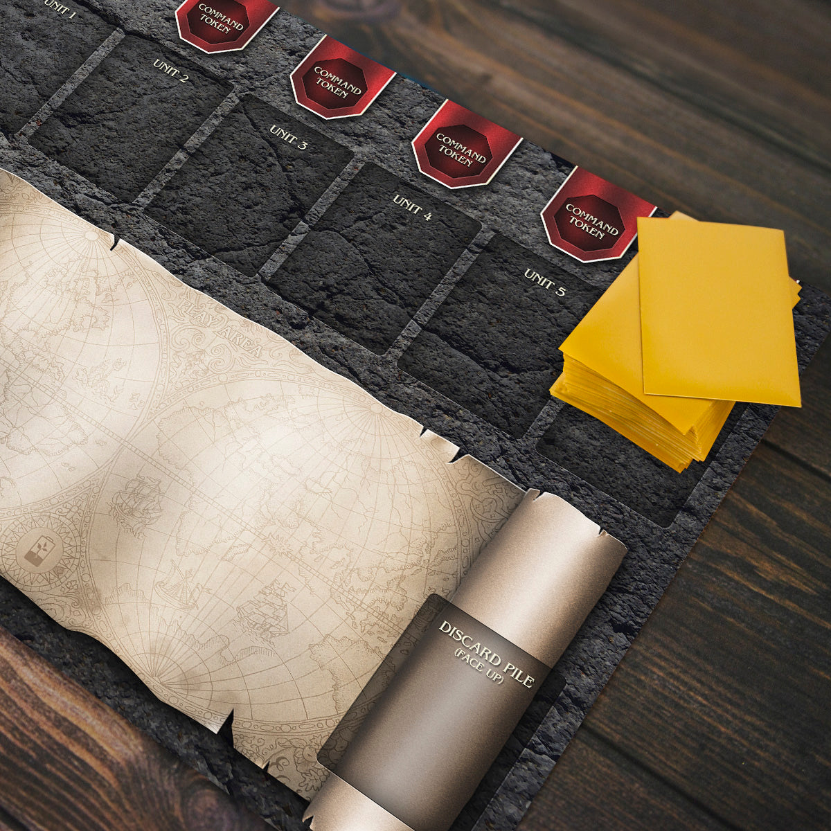 Warrior Player Playmat - Premium Playmat from Inked Gaming - Just $34.99! Shop now at Game Crave Tournament Store
