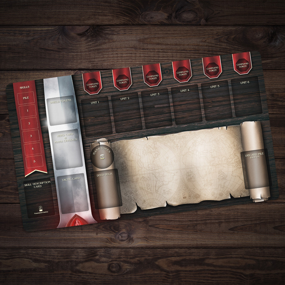 Warrior Player Playmat - Premium Playmat from Inked Gaming - Just $34.99! Shop now at Game Crave Tournament Store