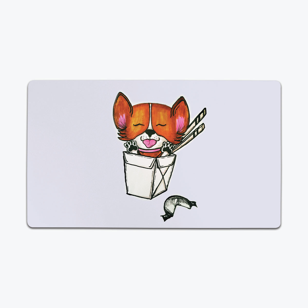 Snacking Puppy Playmat - Premium Playmat from Inked Gaming - Just $34.99! Shop now at Game Crave Tournament Store