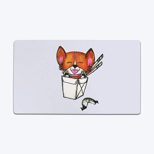 Snacking Puppy Playmat - Premium Playmat from Inked Gaming - Just $34.99! Shop now at Game Crave Tournament Store