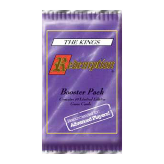 Redemption TCG - The Kings Booster Pack - Premium RDP Sealed from Cactus Game Design Inc - Just $1.99! Shop now at Game Crave Tournament Store