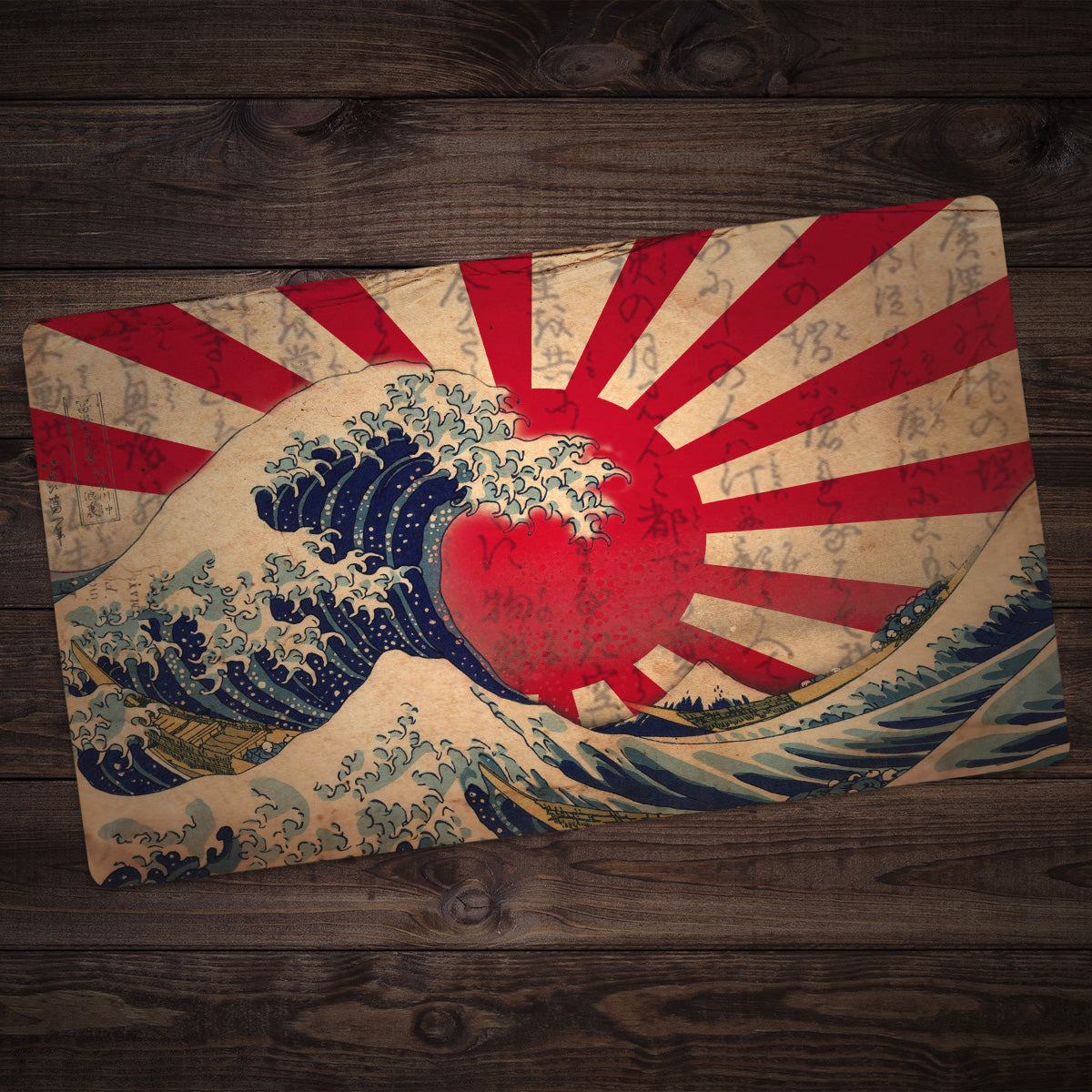 The Great Wave Playmat - Premium Playmat from Inked Gaming - Just $34.99! Shop now at Game Crave Tournament Store
