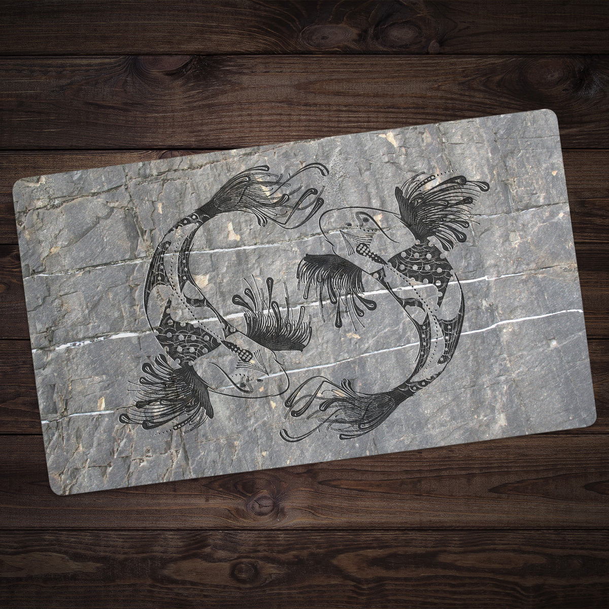Tribal Koi Playmat - Premium Playmat from Inked Gaming - Just $34.99! Shop now at Game Crave Tournament Store