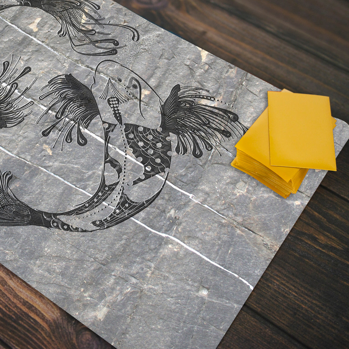 Tribal Koi Playmat - Premium Playmat from Inked Gaming - Just $34.99! Shop now at Game Crave Tournament Store