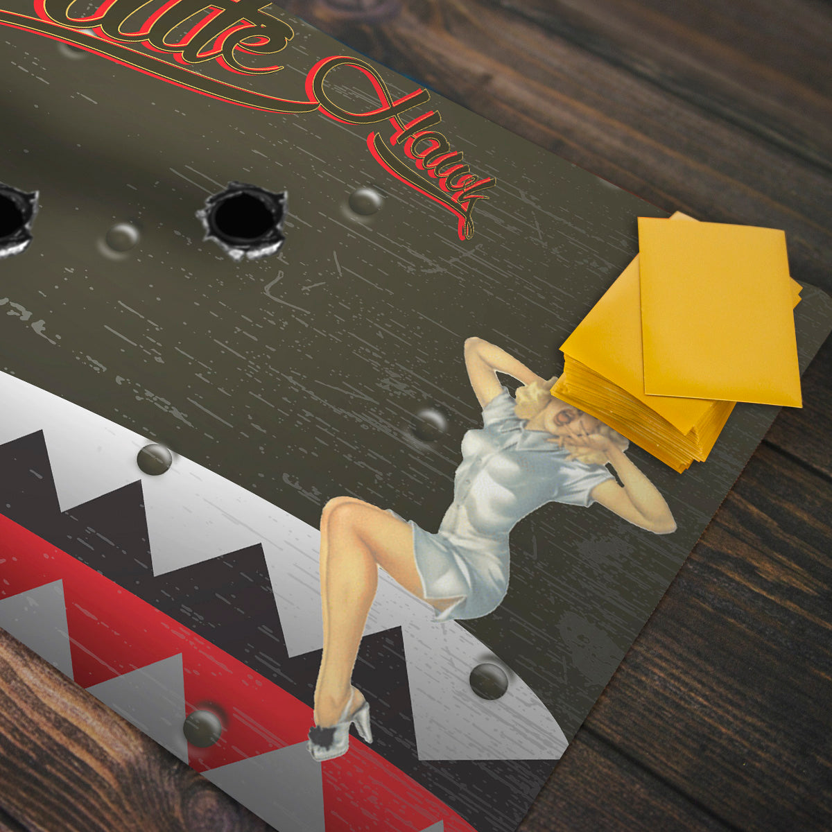 WW2 Pinup Playmat - Premium Playmat from Inked Gaming - Just $34.99! Shop now at Game Crave Tournament Store