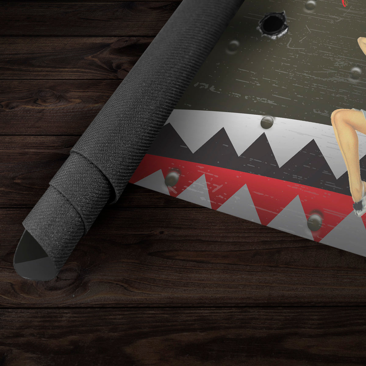 WW2 Pinup Playmat - Premium Playmat from Inked Gaming - Just $34.99! Shop now at Game Crave Tournament Store