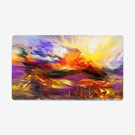 Volcanic Paradise Playmat - Premium Playmat from Inked Gaming - Just $34.99! Shop now at Game Crave Tournament Store