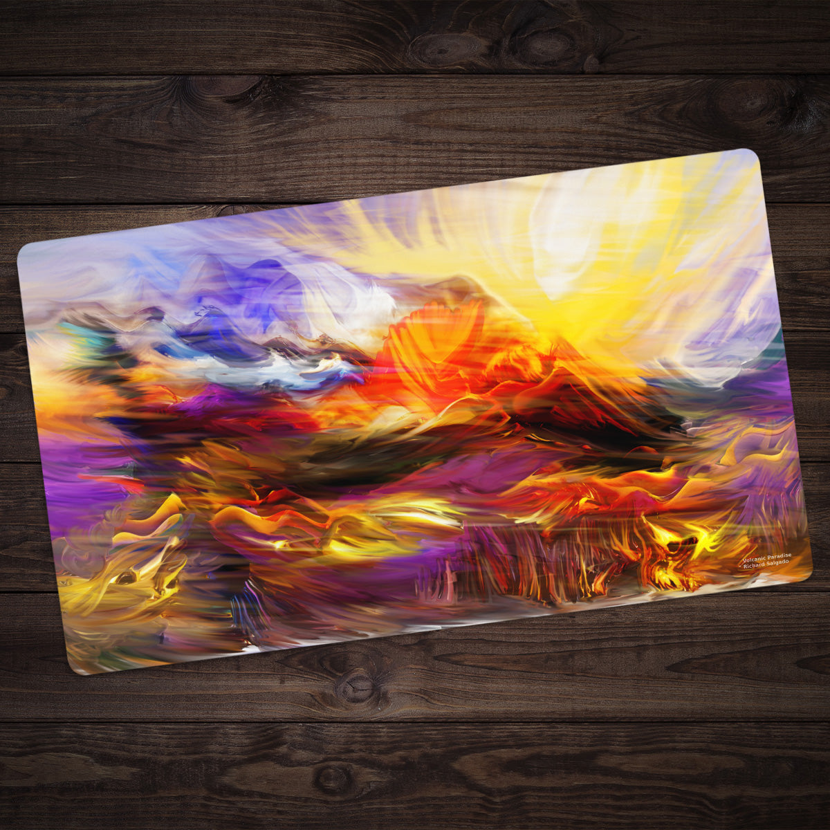 Volcanic Paradise Playmat - Premium Playmat from Inked Gaming - Just $34.99! Shop now at Game Crave Tournament Store