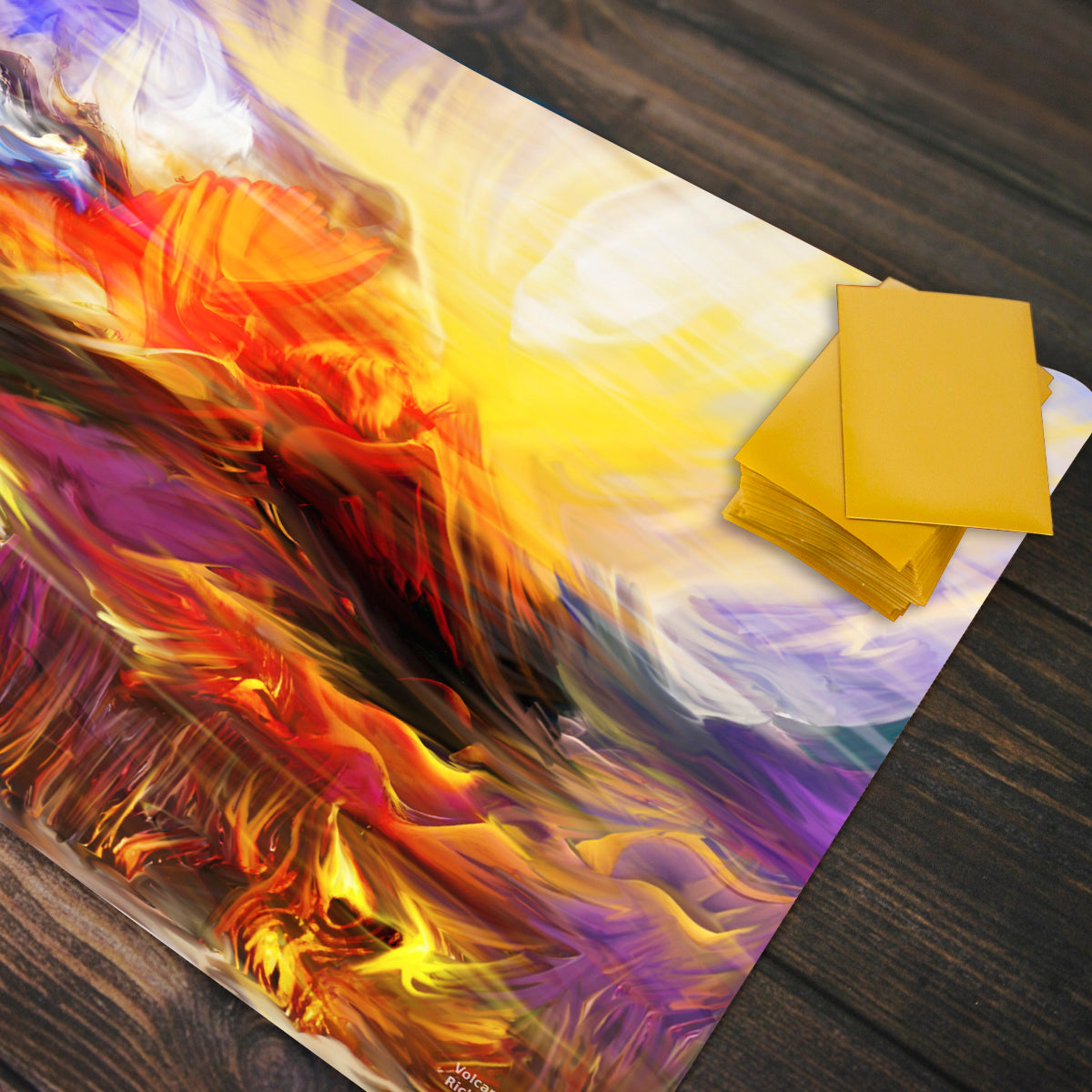 Volcanic Paradise Playmat - Premium Playmat from Inked Gaming - Just $34.99! Shop now at Game Crave Tournament Store