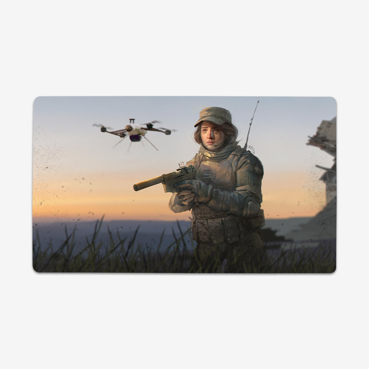 Uneasy Playmat - Premium Playmat from Inked Gaming - Just $34.99! Shop now at Game Crave Tournament Store