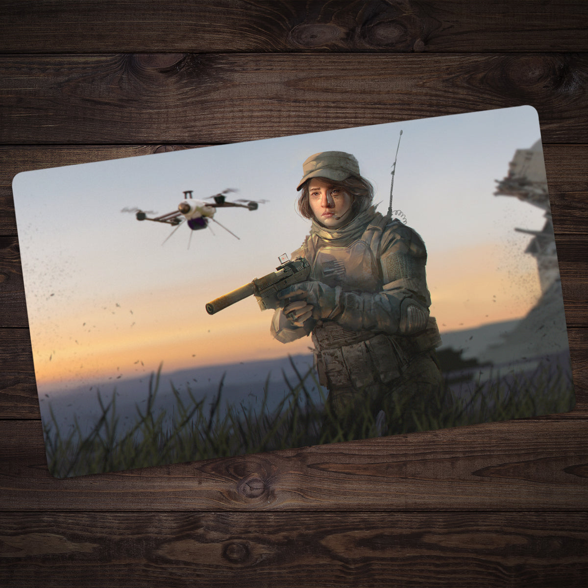 Uneasy Playmat - Premium Playmat from Inked Gaming - Just $34.99! Shop now at Game Crave Tournament Store