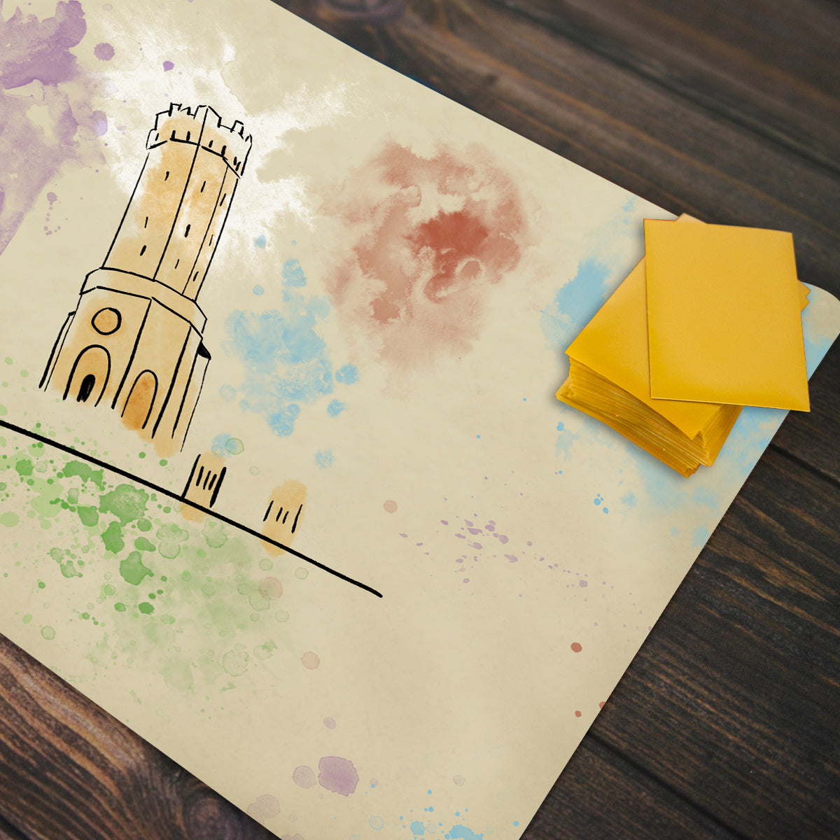 Spell Tower Playmat - Premium Playmat from Inked Gaming - Just $34.99! Shop now at Game Crave Tournament Store