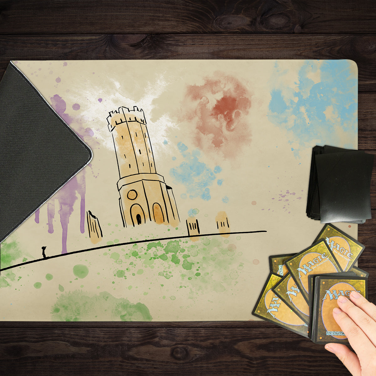 Spell Tower Playmat - Premium Playmat from Inked Gaming - Just $34.99! Shop now at Game Crave Tournament Store
