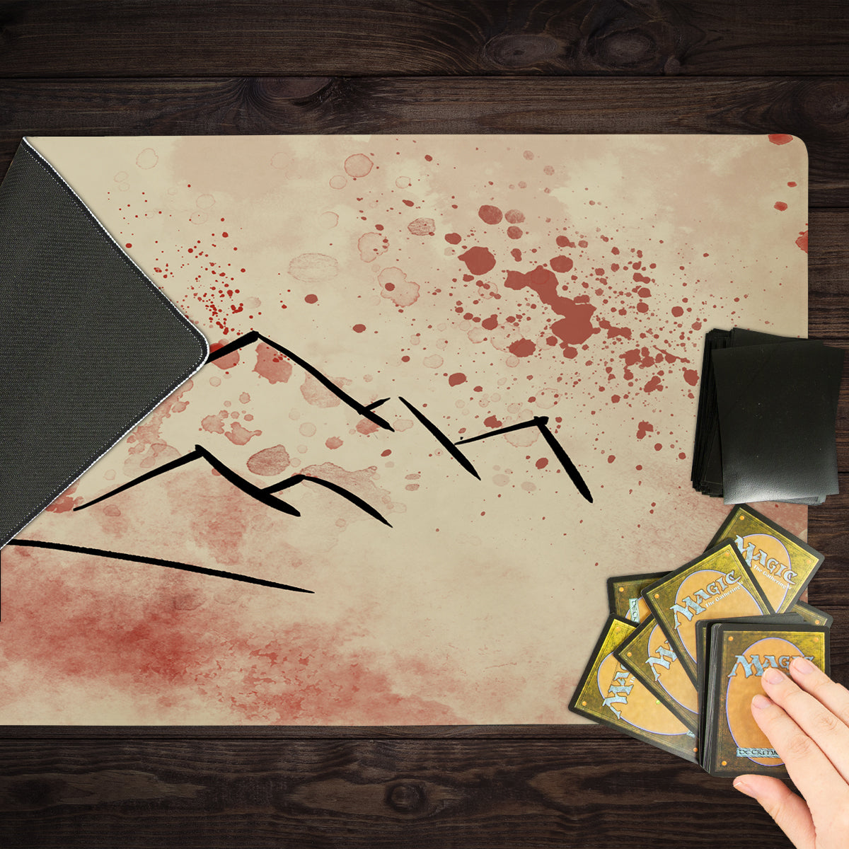 The Fire Mountain Playmat - Premium Playmat from Inked Gaming - Just $34.99! Shop now at Game Crave Tournament Store