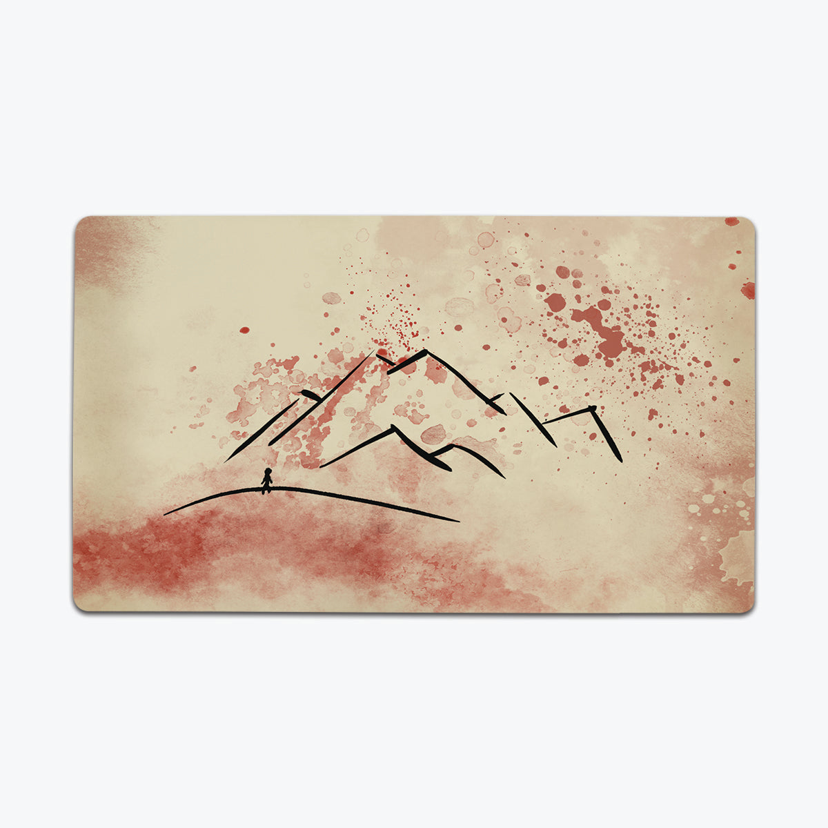 The Fire Mountain Playmat - Premium Playmat from Inked Gaming - Just $34.99! Shop now at Game Crave Tournament Store