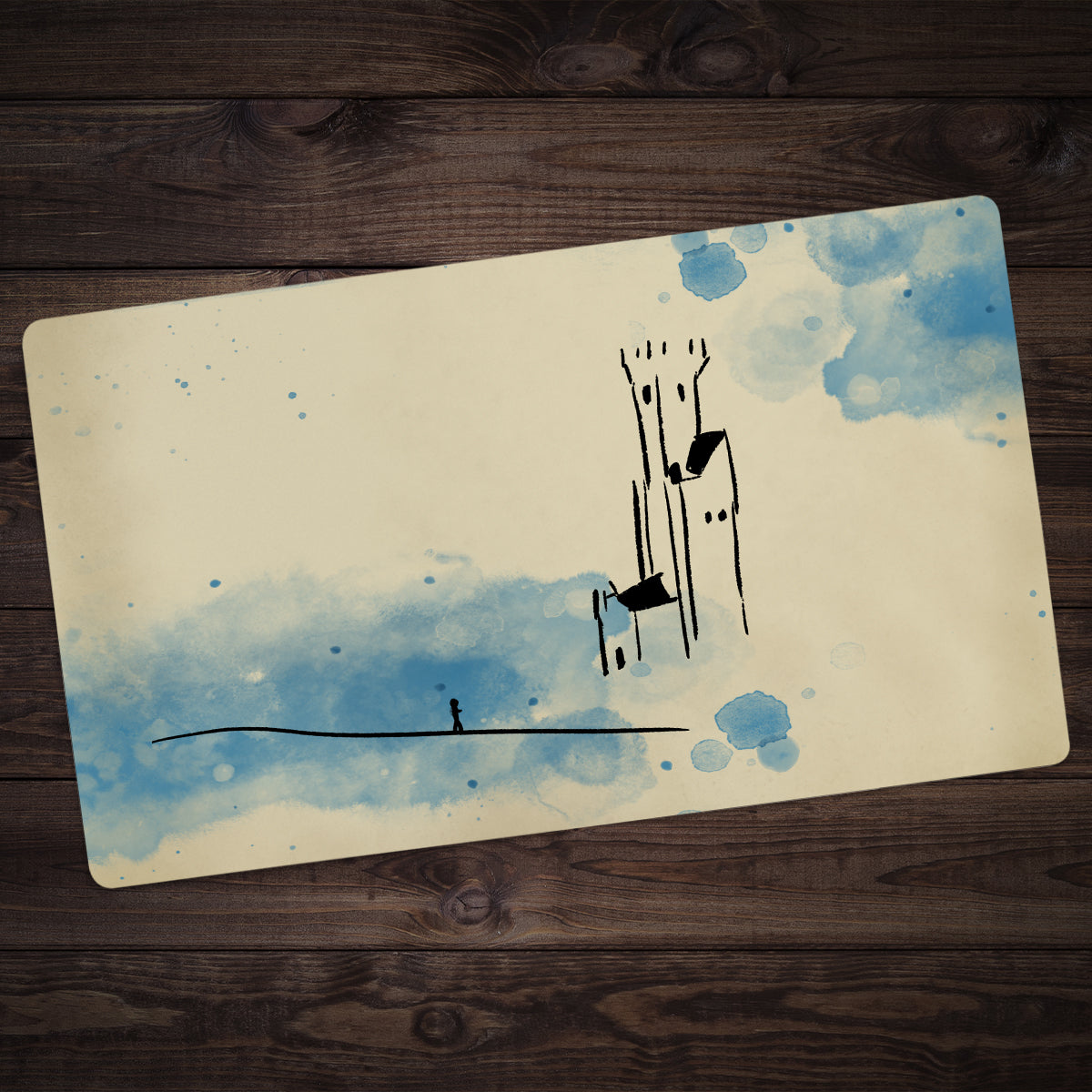 The Tower on the Lake Playmat - Premium Playmat from Inked Gaming - Just $34.99! Shop now at Game Crave Tournament Store