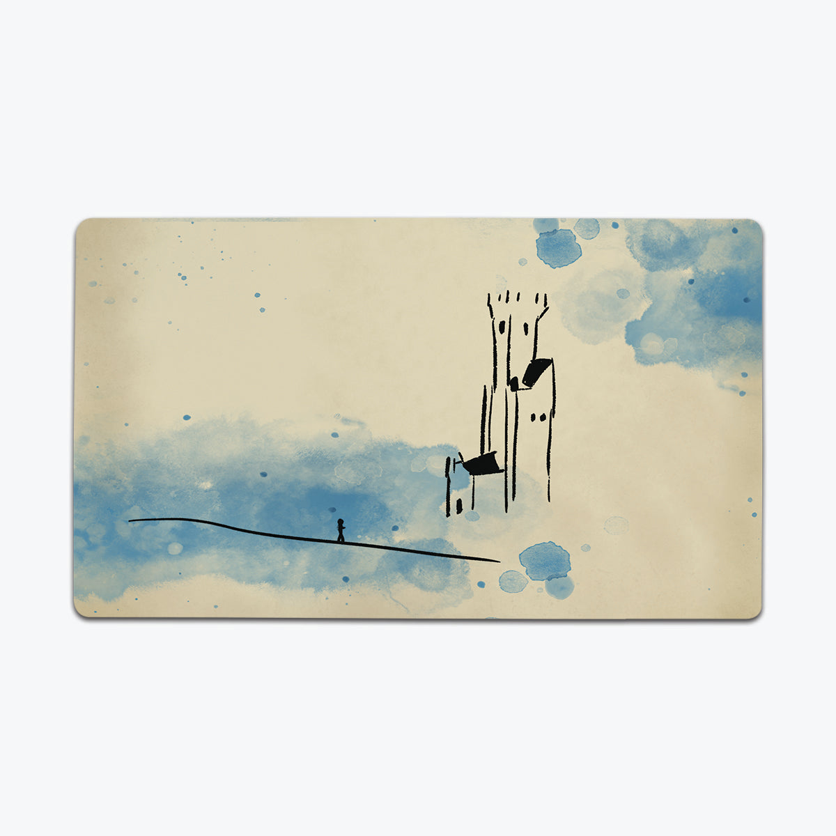 The Tower on the Lake Playmat - Premium Playmat from Inked Gaming - Just $34.99! Shop now at Game Crave Tournament Store