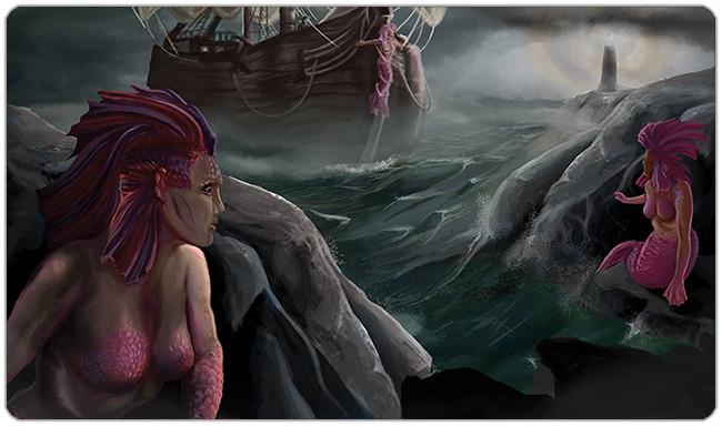 The Hunt Playmat - Premium Playmat from Inked Gaming - Just $34.99! Shop now at Game Crave Tournament Store