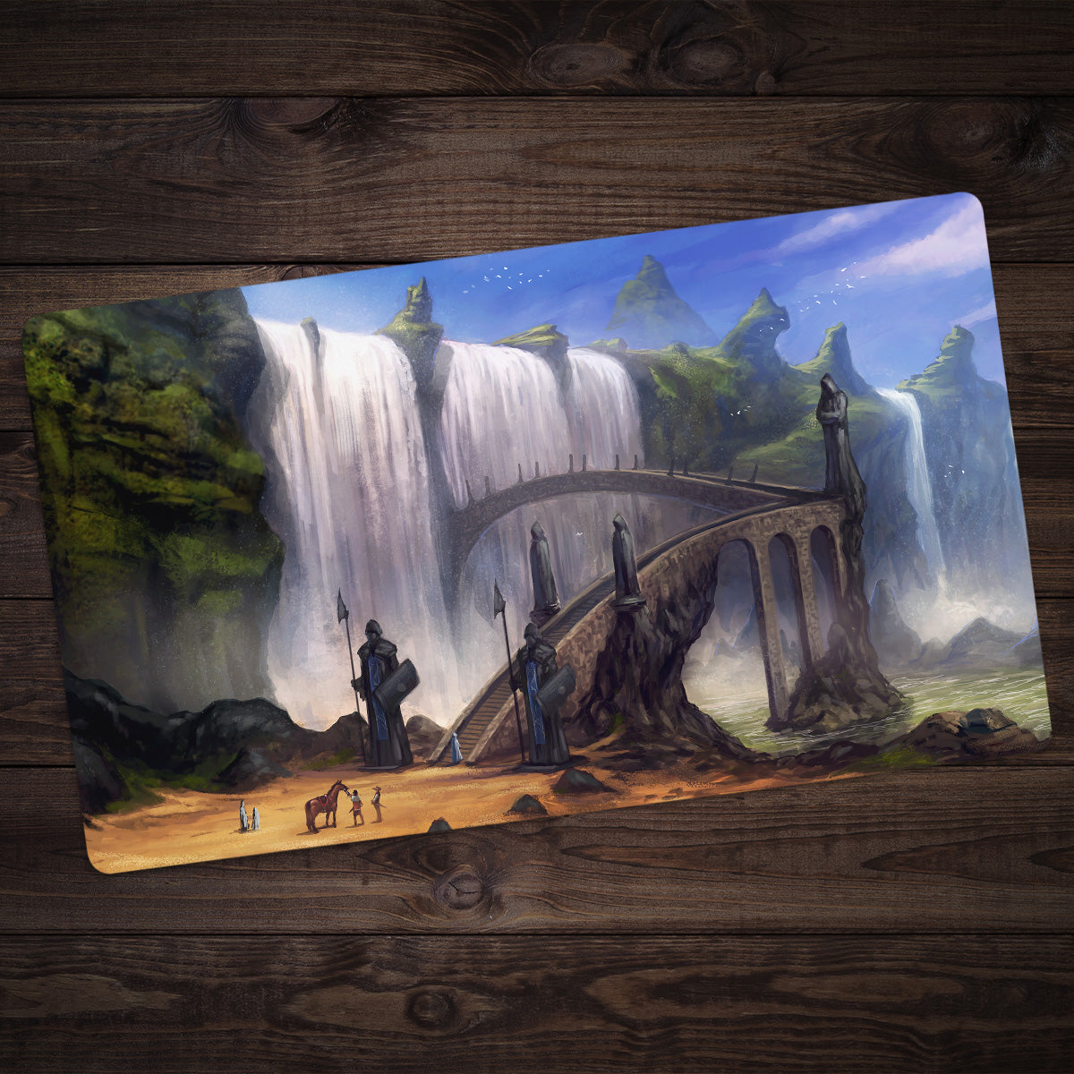 Water Temple Playmat - Premium Playmat from Inked Gaming - Just $34.99! Shop now at Game Crave Tournament Store