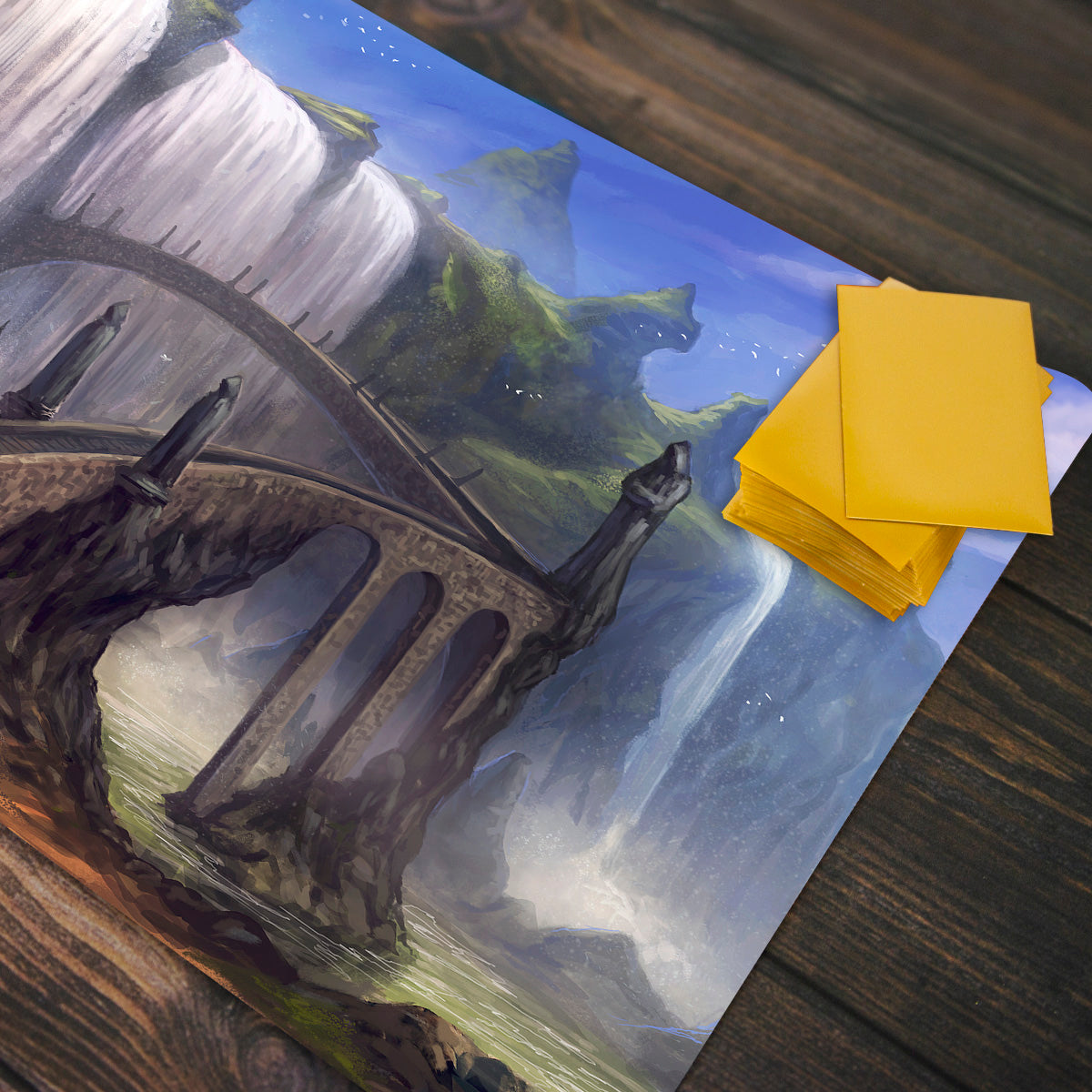 Water Temple Playmat - Premium Playmat from Inked Gaming - Just $34.99! Shop now at Game Crave Tournament Store