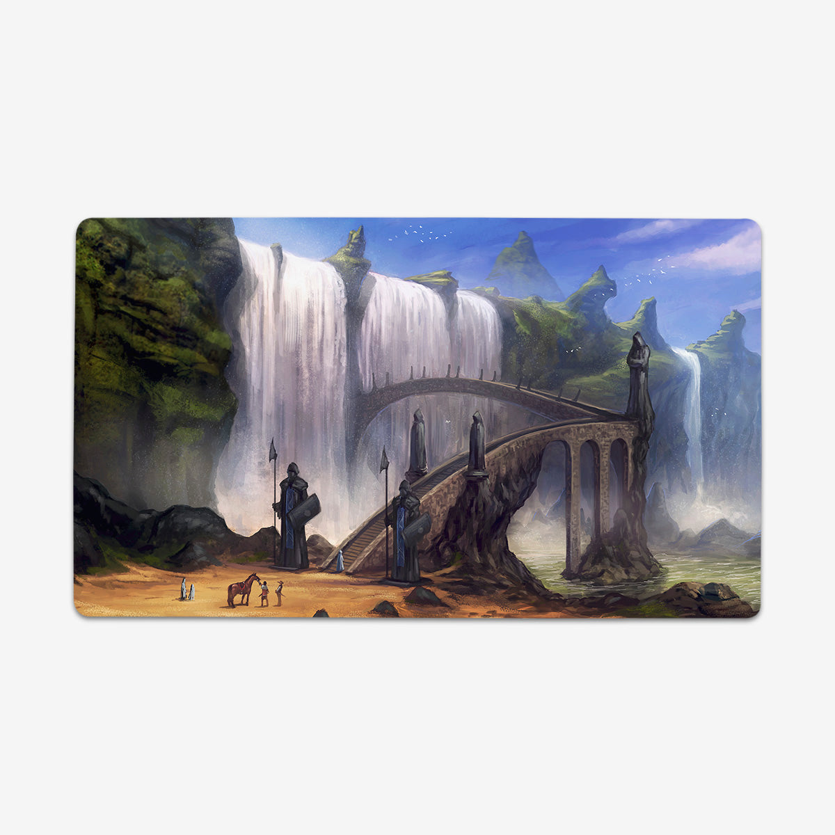 Water Temple Playmat - Premium Playmat from Inked Gaming - Just $34.99! Shop now at Game Crave Tournament Store