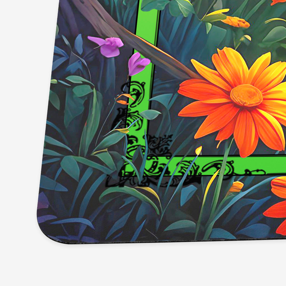 Yellow Flower Path Playmat - Premium Playmat from Inked Gaming - Just $34.99! Shop now at Game Crave Tournament Store