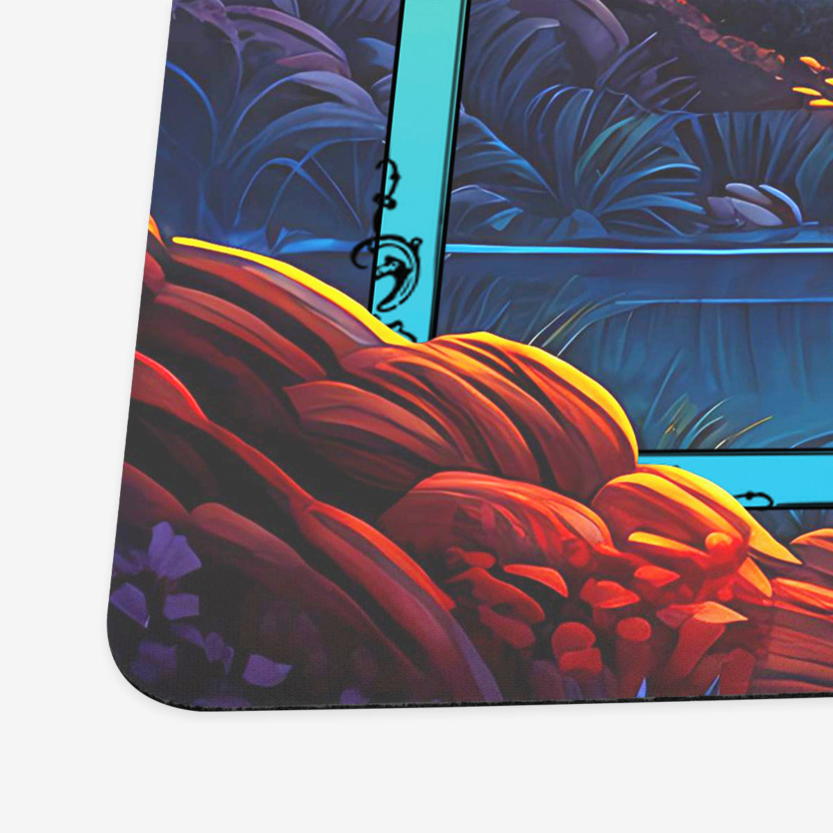 Yellow Sun and Ocean Landscape Playmat - Premium Playmat from Inked Gaming - Just $34.99! Shop now at Game Crave Tournament Store