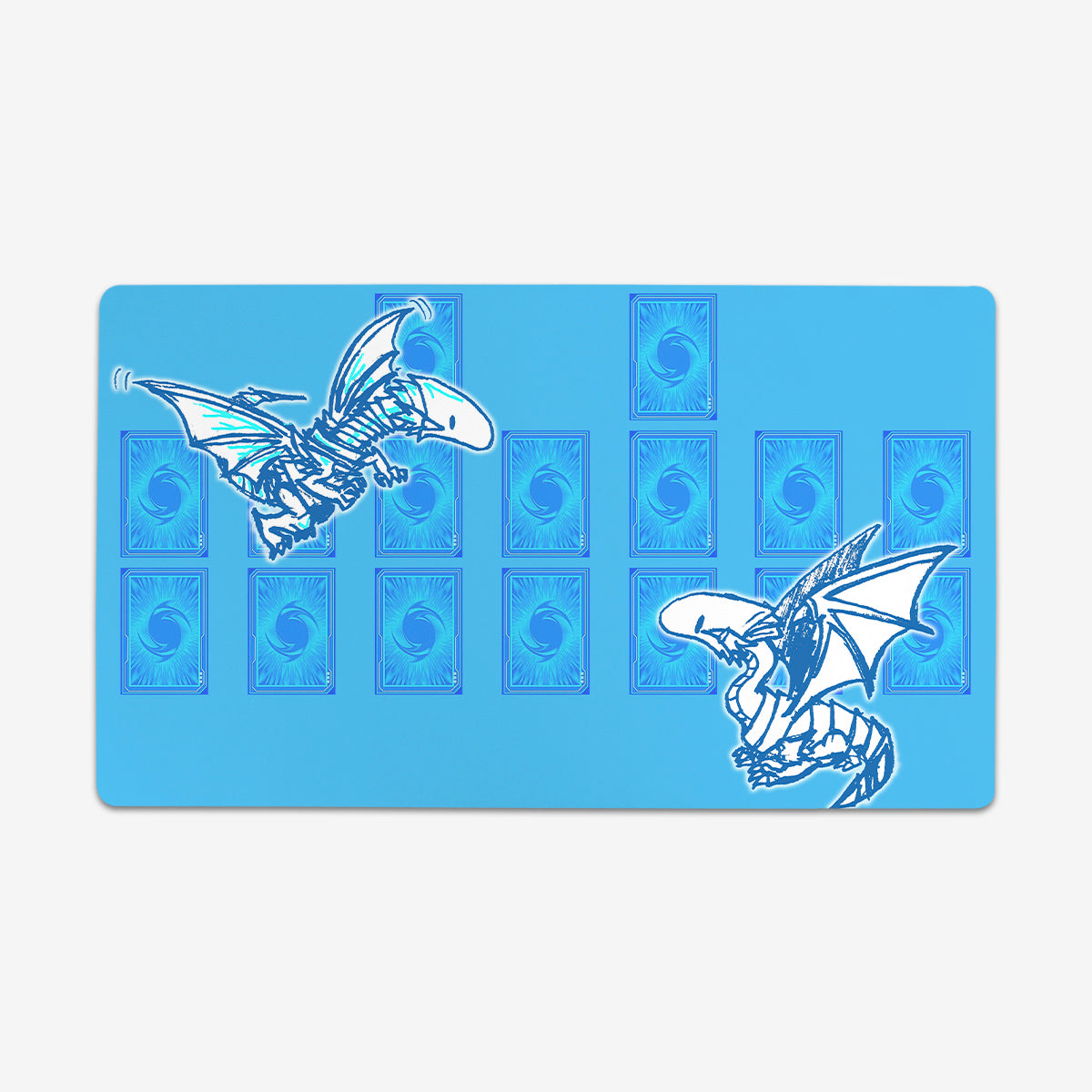 Twin Dragons Playmat - Premium Playmat from Inked Gaming - Just $34.99! Shop now at Game Crave Tournament Store