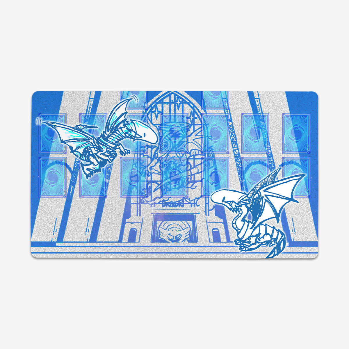 Twin Dragons Playmat - Premium Playmat from Inked Gaming - Just $34.99! Shop now at Game Crave Tournament Store