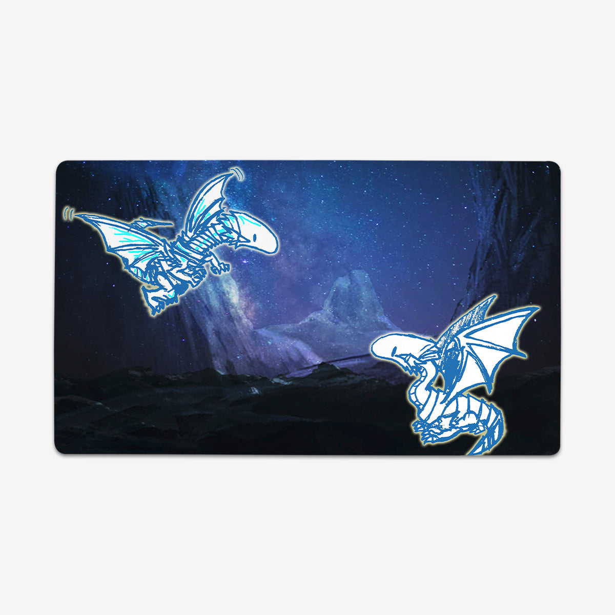 Twin Dragons Playmat - Premium Playmat from Inked Gaming - Just $34.99! Shop now at Game Crave Tournament Store