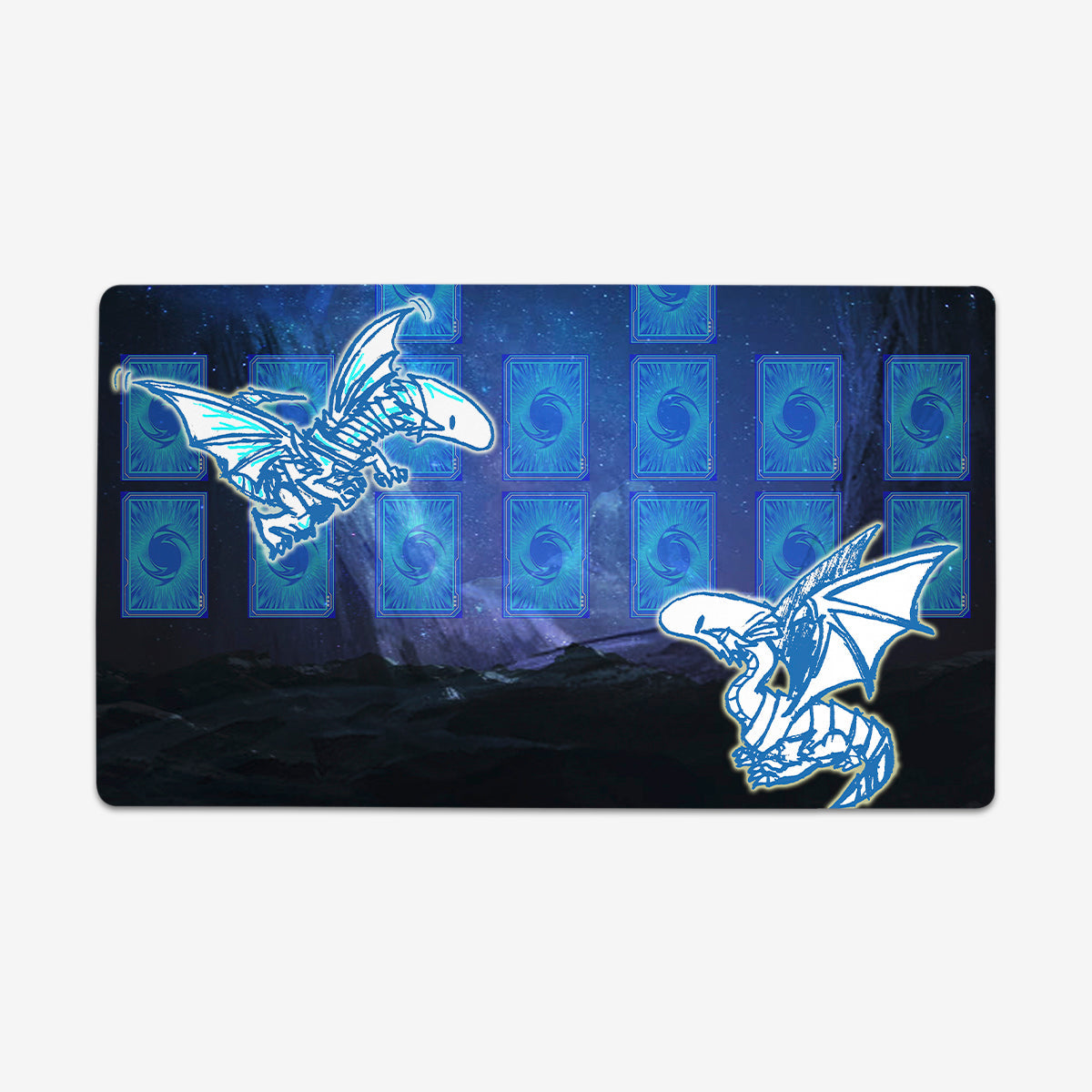 Twin Dragons Playmat - Premium Playmat from Inked Gaming - Just $34.99! Shop now at Game Crave Tournament Store