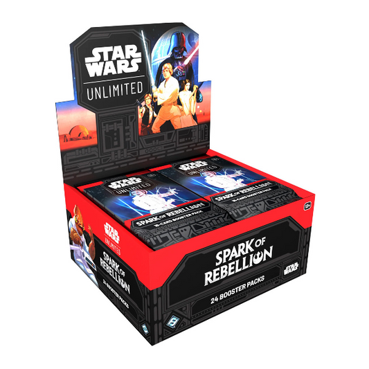 Star Wars Unlimited TCG - Spark of Rebellion Booster Box - Premium SWU Sealed from Fantasy Flight Games - Just $99.99! Shop now at Game Crave Tournament Store