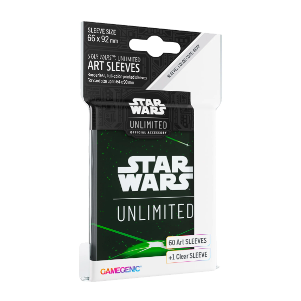 Star Wars Unlimited TCG - Gamegenic Art Sleeve - Card Back Green - Premium Card Sleeves from Gamegenic - Just $7.99! Shop now at Game Crave Tournament Store