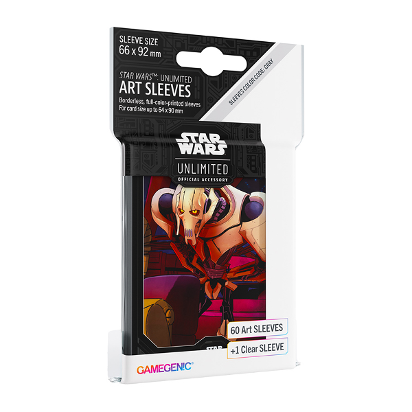 Star Wars Unlimited TCG - Gamegenic Art Sleeve - General Grievous - Premium Card Sleeves from Gamegenic - Just $7.99! Shop now at Game Crave Tournament Store