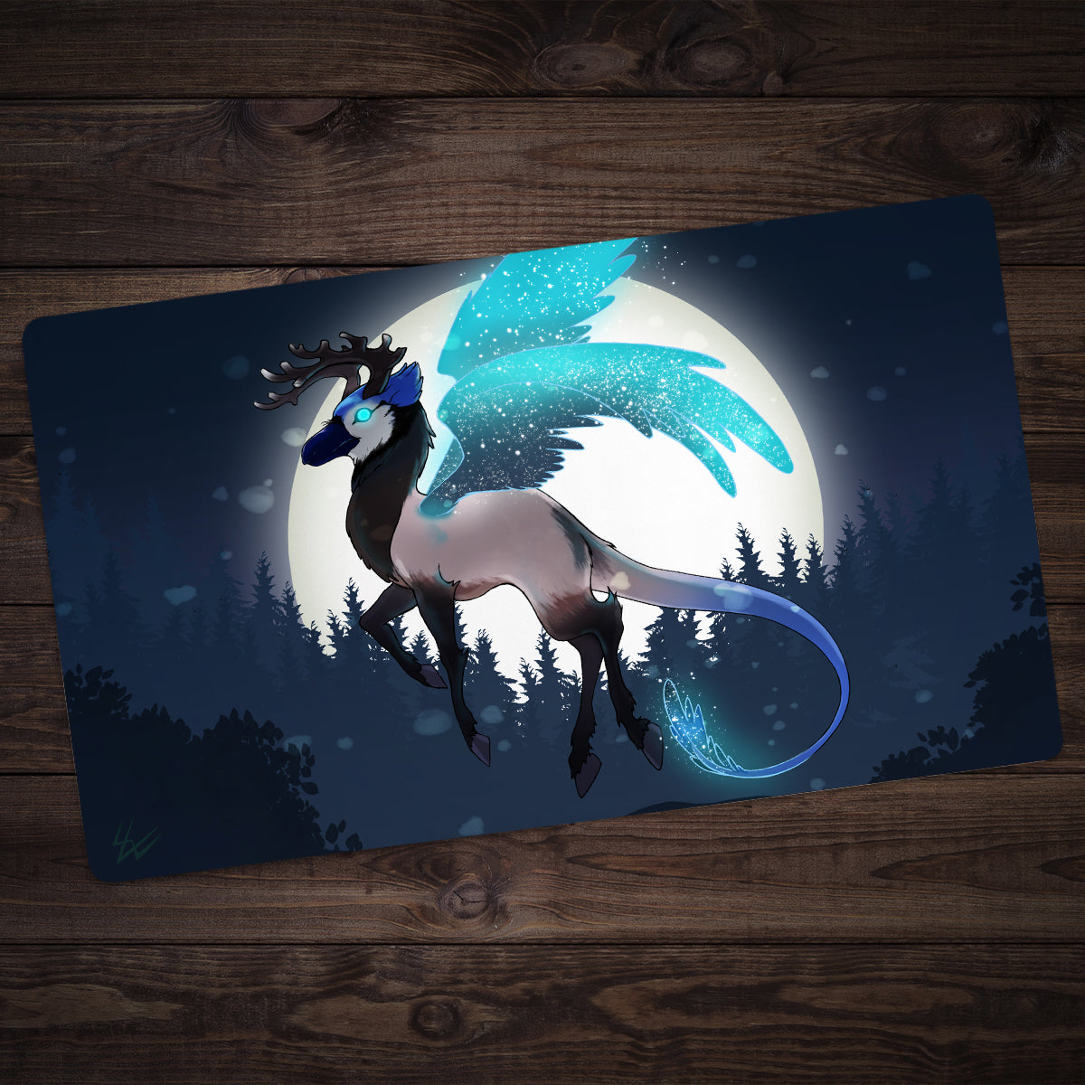 Watchful Enchanted Griffin Playmat - Premium Playmat from Inked Gaming - Just $34.99! Shop now at Game Crave Tournament Store