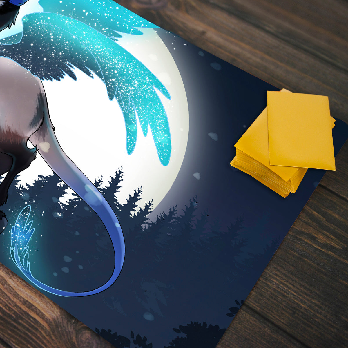 Watchful Enchanted Griffin Playmat - Premium Playmat from Inked Gaming - Just $34.99! Shop now at Game Crave Tournament Store