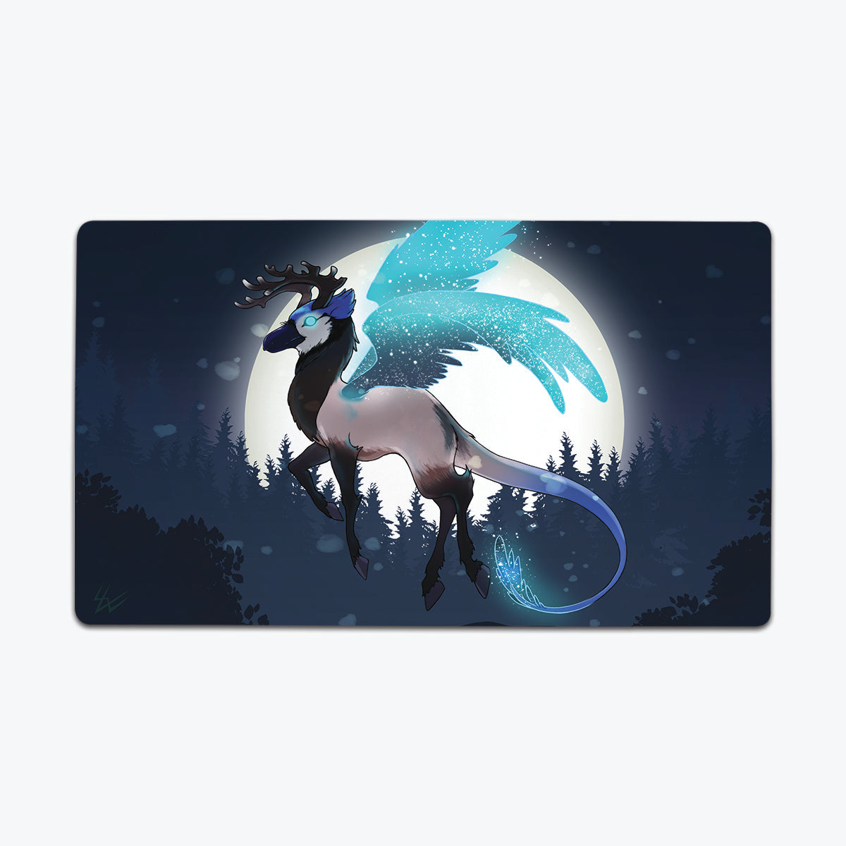 Watchful Enchanted Griffin Playmat - Premium Playmat from Inked Gaming - Just $34.99! Shop now at Game Crave Tournament Store