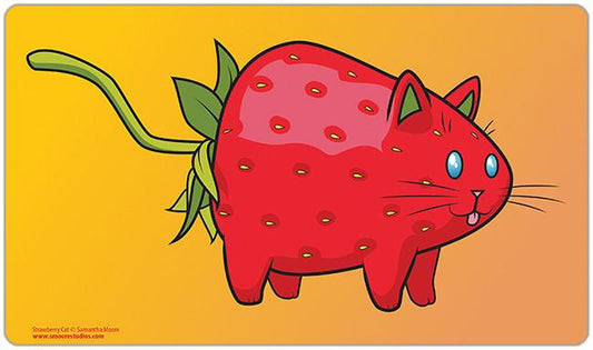 Strawberry Cat Playmat - Premium Playmat from Inked Gaming - Just $34.99! Shop now at Game Crave Tournament Store