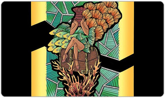 Woman Under the Sea Playmat - Premium Playmat from Inked Gaming - Just $34.99! Shop now at Game Crave Tournament Store