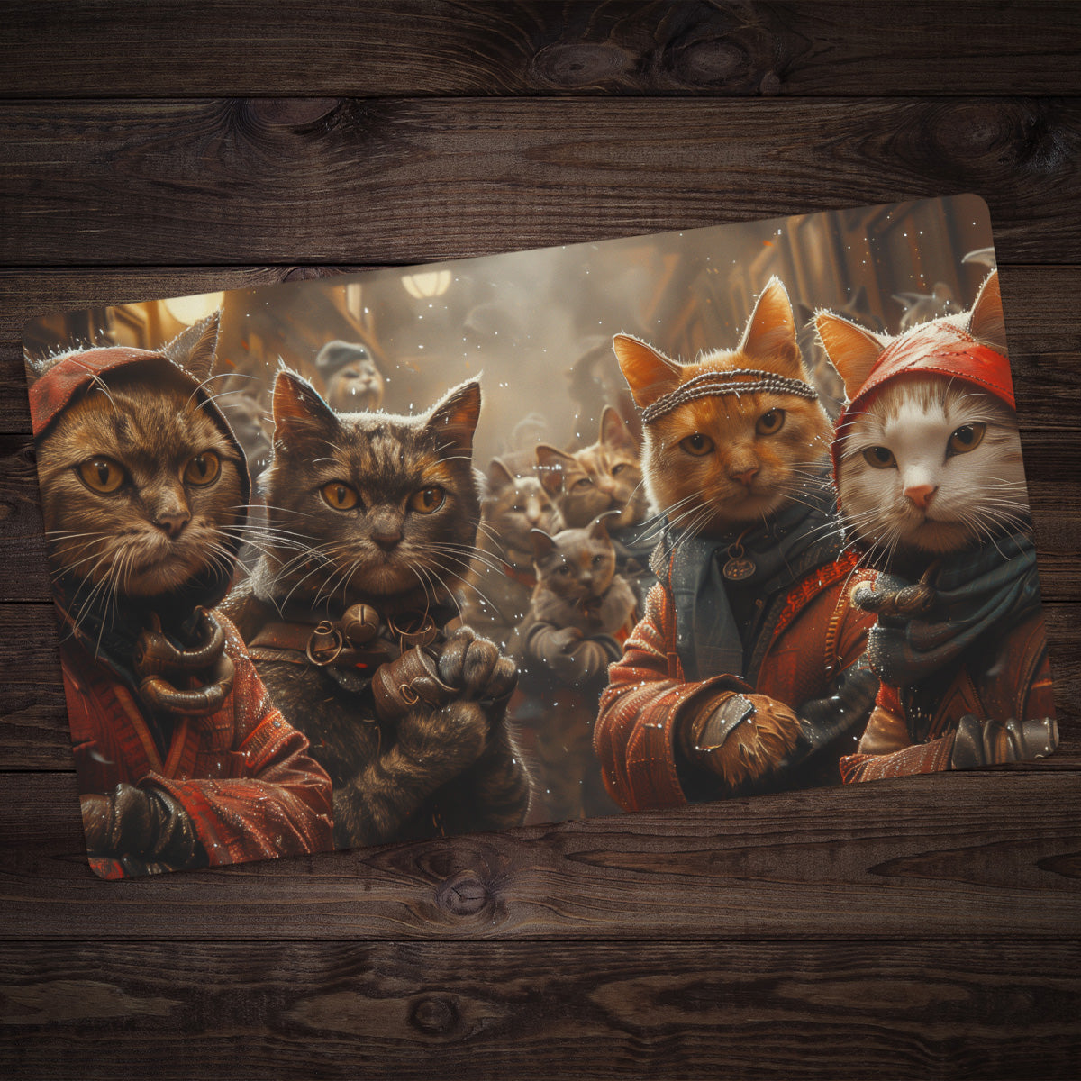 The Purr Crew Playmat - Premium Playmat from Inked Gaming - Just $34.99! Shop now at Game Crave Tournament Store