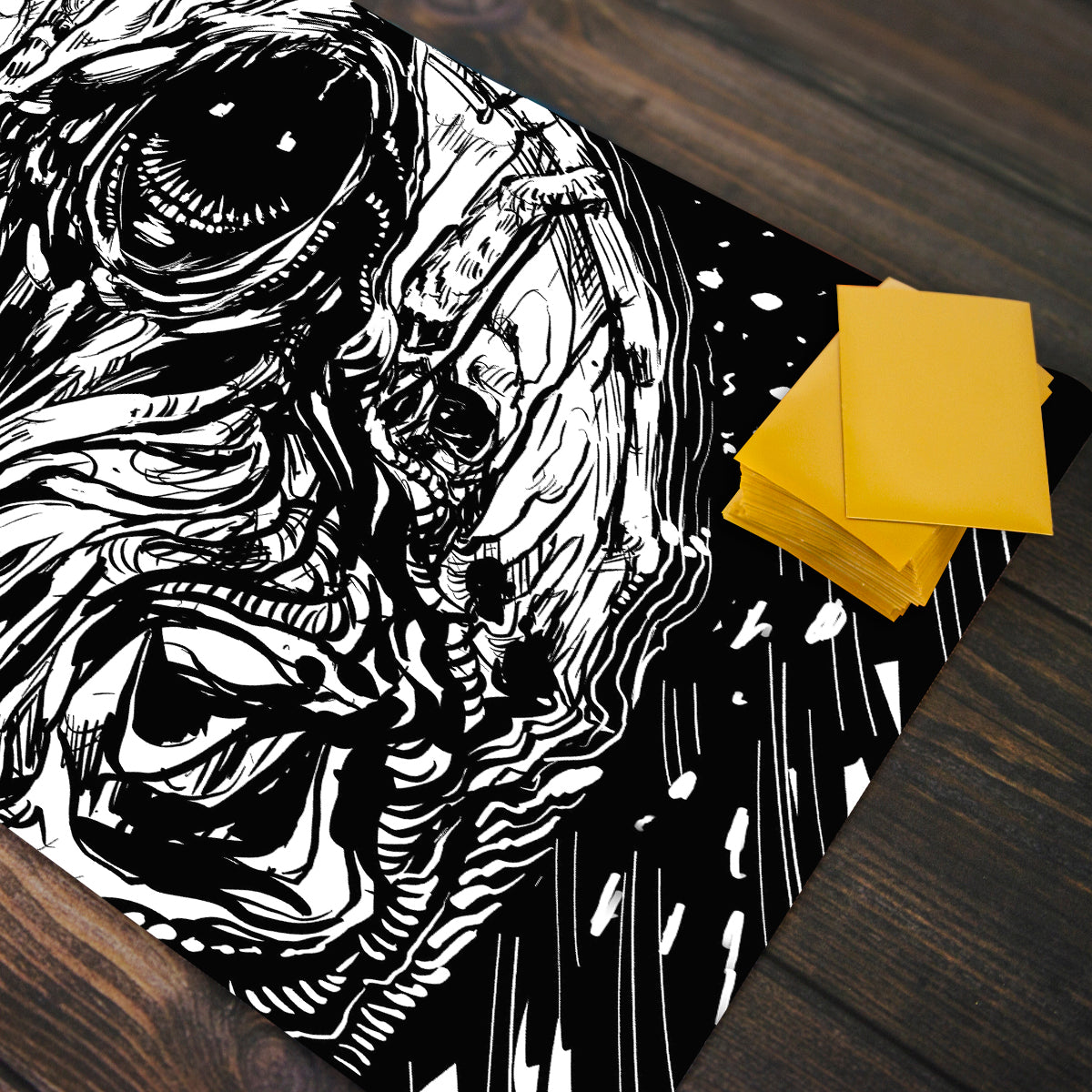 Smile If You Can Playmat - Premium Playmat from Inked Gaming - Just $34.99! Shop now at Game Crave Tournament Store