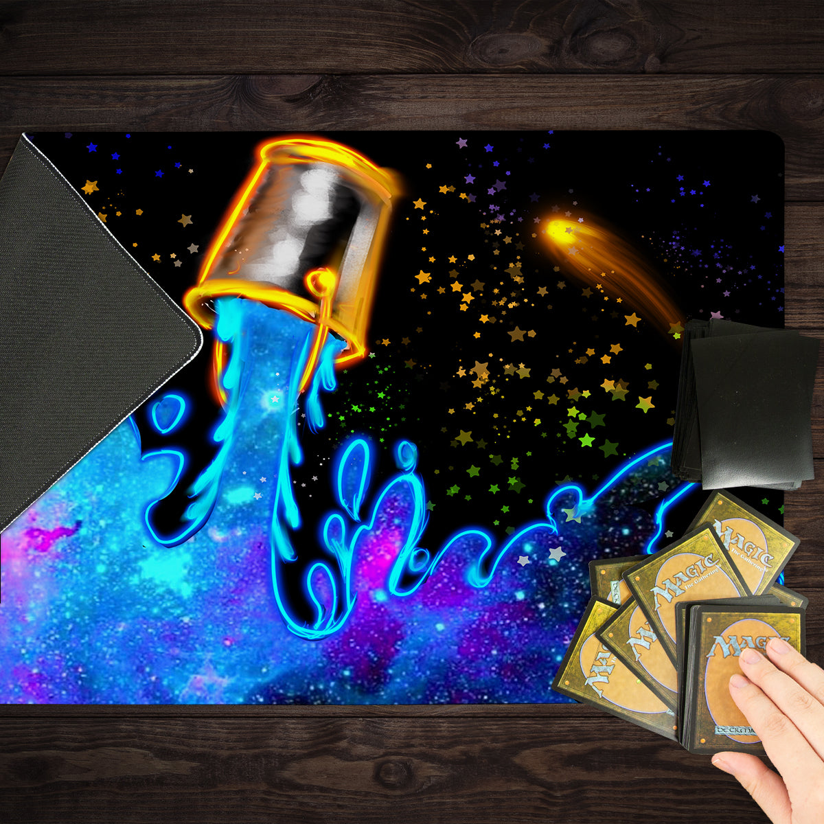 Space Bucket Playmat - Premium Playmat from Inked Gaming - Just $34.99! Shop now at Game Crave Tournament Store