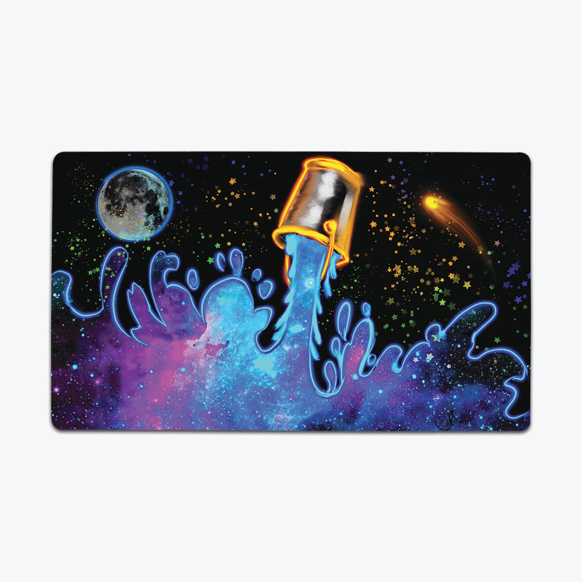 Space Bucket Playmat - Premium Playmat from Inked Gaming - Just $34.99! Shop now at Game Crave Tournament Store