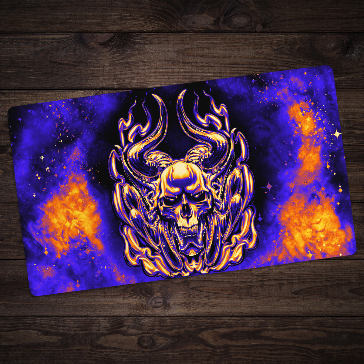 Space Demon Playmat - Premium Playmat from Inked Gaming - Just $34.99! Shop now at Game Crave Tournament Store