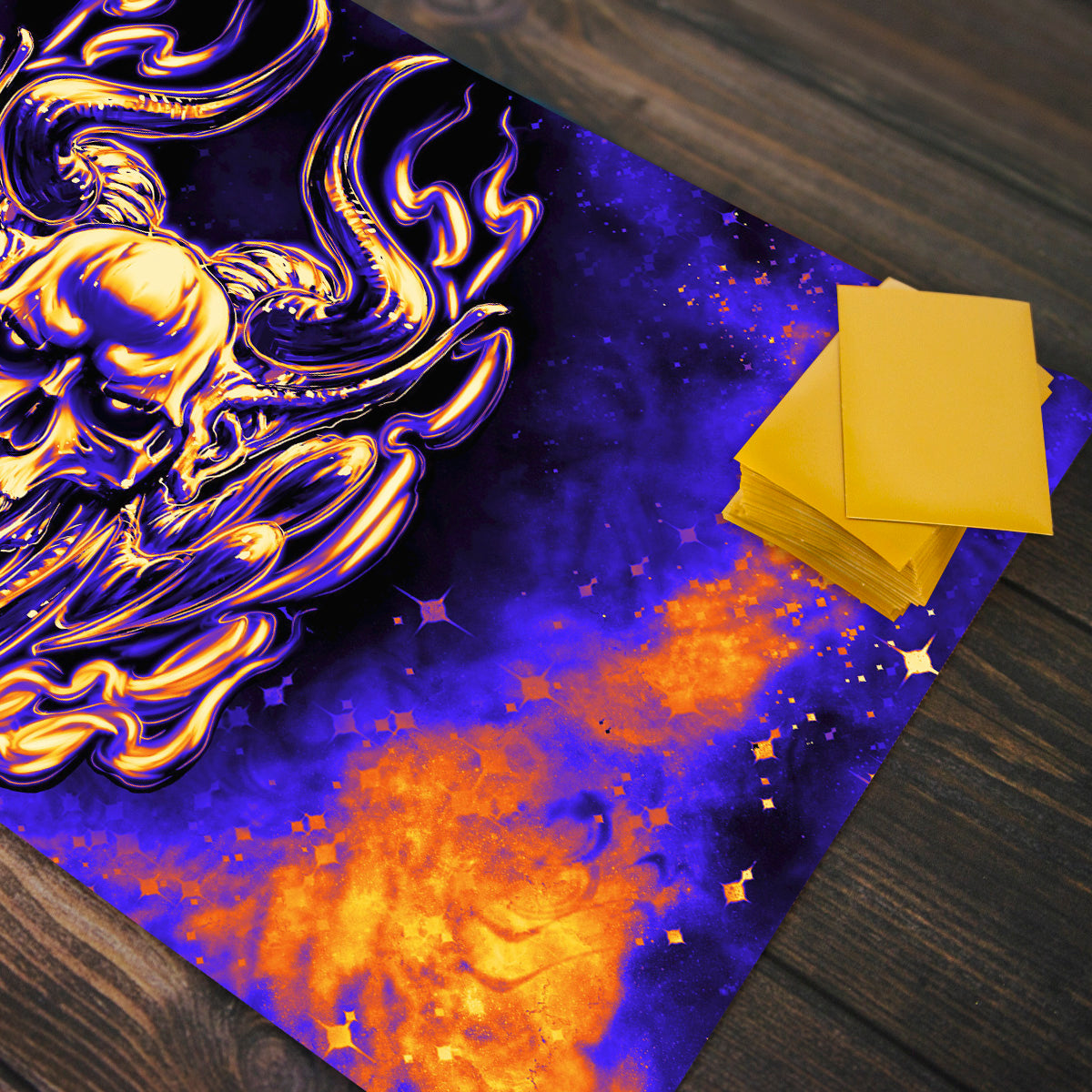 Space Demon Playmat - Premium Playmat from Inked Gaming - Just $34.99! Shop now at Game Crave Tournament Store